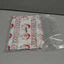 BNHJKFQZ Red Striped Santa 20x54 Body Pillow Cover with Zipper,Merry Christmas Decor,Coquette Preppy Pink Bow Xmas Striped Decorative Long Hug Pillow Cases for Bed Couch