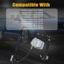 GXARTS Front Right Passenger Side Power Window Regulator with Motor Compatible with 2008-2016 Volkswagen Eos Window Lift Motor Assembly Replacement 1Q0837462G 1Q0-837-462-G
