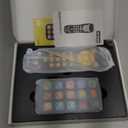 Toy Phone Baby Remote Control Toy Set, Play Phones TV Remote Control with Music Light for 6+ Months, Early Learning Baby Toys Gift for 1 Year Old Boys Girls Toddler Infant Kid, English/Spanish, Orange