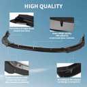 Front Bumper Lip Spoiler for 2006-2008 Honda Civic Sedan, Chin Spoiler Splitter for 8th gen Civic, Gloosy Black