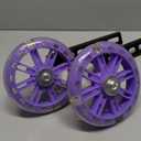 Mehome Flash Training Wheels for 12 14 16 18 20 Inch Kids BikeHeavy Duty Training Wheels are for Single Speed Bicycle (Purple)