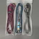 QQLIKE USB C Cable, 60W 90Right Angle Type C Charger Fast Charging Cord [3-Pack,6FT] 2 in 1 Multi USB A/C to USB-C Cables for iPhone 15 Pro Max iPad Pro AIR/Mini 6 MacBook Galaxy S23/S22