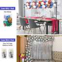 Backdrop Stand Kit - 6 Widths, 10x7.5ft Adjustable Background Stand for Parties & Studio Photography