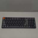 Keychron K4 RGB Hot Swappable Mechanical Keyboard, 96% Layout Bluetooth Wireless/USB Wired Computer Keyboard with Gateron G Pro Red Switch Aluminum Frame for Mac Windows-Version 2