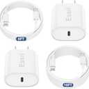 Essri Fast Charger for iPhone 14 13 12 Charge Fast Charging, 2Pack 6FT+10FT USB C to L Cable with 20W USB C for i Phone Charger Block, Compatible with iPhone 14 13 12 Pro/14 Plus/13 Pro Max - White