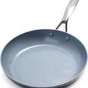 GreenPan Valencia Pro Hard Anodized Healthy Ceramic Nonstick 10" Frying Pan Skillet, PFAS-Free, Induction, Dishwasher Safe, Oven Safe, Gray