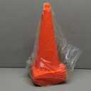 12 Inch Traffic Training Sports Cones, [9 Pack] Orange Safety Cones, Soccer Basketball Cones for Drills, Plastic Marker Cones for Indoor/Outdoor Activity & Festive Events