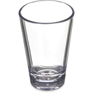 Carlisle FoodService Products Alibi Shot Glass Dessert Glass for Restaurant, Kitchen, and Bar, Plastic, 3 Ounces, Clear, (Pack of 24)