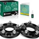YHTAUTO 5x4.5 Hubcentric Wheel Spacers 15mm Fits Ford Lincoln Models: Explorer, Mustang, Aviator, Forged 5x114.3mm Tire Spacers 15mm with M14x1.5 Studs 70.5mm Hub Bore 2 PCS, Black