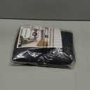 YoungsTex Black Kitchen Window Curtains 40 Inch Length - Short Thermal Insulated Blackout Drapes with Grommet for Small Bathroom Windows, 2 Panels, 34 x 40 Inch