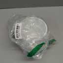 5 inch Orchid Pots with Holes for Repotting,Set of 1,Decorative African Violet Pots with Air-Pruning and Good Air Circulation,Plastic White Orchid Planter with Saucers