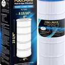 POOLPURE PLF120A Pool Filter Replaces Hayward C1200, CX1200RE, Pleatco PA120, Ultra-B2, Unicel C-8412, Filbur FC-1293, Clearwater II 125, Waterway Pro Clean PCCF-125, L x OD:23 1/4" x 8 15/16"