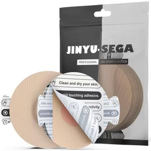 Sensor Patches for Guardian 4,Libre 3 & Lingo, G7 & Stelo, 30pcs Easy-Peel Pre Cut Backing Adhesive Patches,Waterproof and Breathable Overpatches,No Glue in Center for 14+ Days (Nude)