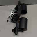 Black Track Lighting Ceiling, 2 Lights Track Lighting for Kitchen, Modern Track Lights Fixtures Ceiling Kit, Rotatable Track Heads, Wall Mount Spot Lighting for Living Room/Bedroom(Bulb Not Included)