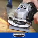 Hammerhead 6-Amp 4-1/2 Inch Angle Grinder with 3 pcs Grinding Wheel HAAG060