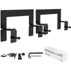 Frame Non-Slip Mattress Gripper - Mattress Slide Stopper to Keep Mattress from Sliding - Simple and Effective, Suitable for All Bed Types (2PCS, Black) (Retainer Bar 2pcs)