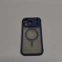 BERFY for iPhone 17 Pro Max Case, Compatible with MagSafe, Built-in Privacy Screen Protector, Camera Protection, Shockproof Full Body Phone Case 6.9", Translucent Blue