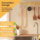 2 x 15.7" Sourdough Bread Knife, Bread Knife for Homemade Bread, Wooden Bread Bow Knifes, Premium Stainless Steel Serrated Bread Knifes, Bread Cutter for Bagels, Baguettes, Sourdough Knifees for Slicing (peach color)