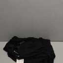 REORIA Women's Summer Cowl Neck Mesh Sleeveless Tank Dress Sexy Double Lined Bodycon Maxi Long Dresses (Large, Black)