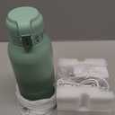 Momcozy Portable Bottle Warmer for Travel  Dual Heating Modes for Breast Milk & Water, Portable Milk Warmer with Fast Heating & Long Battery Life, 17 Ounces Large Capacity to Meet Your All-Day Needs (Gradual Change of Green)