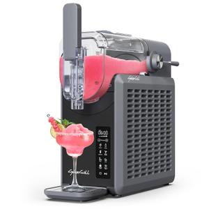 Slushie Machine,24-Hour Delay Start&Cold Retention, 68 oz Slushy Machine with Self-Cleaning Function, Frozen Drink Maker with 5 Preset Programs,Frozen Margaritas, Frapps, and More