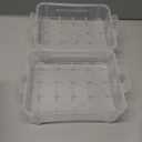 Super Stacker 3 Sheets (36 Total) Clear Bitty Boxes - Stackable Storage Containers for Craft Supplies and Office Supplies - Bulk 12 Pack