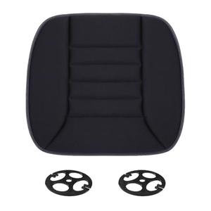 GAOLAOSY Car Seat Cushion Pad, Memory Foam Automotive Butt Cushion with Non-Slip Silicone Bottom, Breathable Driver Seat Protector for Vehicle, Home and Office Chairs (Black)