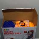JOYIN Arcade Basketball Game Set with 4 Balls and Hoop for Kids 3 to 12 Years Old Indoor Outdoor Sport Play - Easy Set Up - Air Pump Included - Ideal for Competition