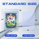 80ct Semi Rigid Card Holders & 80ct Card Sleeves for PSA, SGC, BGS, CSG Graded Card Submissions, Card Saver for Trading Cards, Baseball Card Protectors