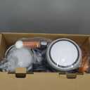 Umatoll Colorful Lighting Baby Balance Bike Toys for 1 Year Old Boys Gifts, Adjustable Seat Baby Walker, One Year Old Boy Birthday Gifts, 12-24 Months Toddler First Ride on Toys (Black)