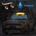 LIMICAR 3X Smoked Cover Cab Roof Top Marker Running Lamps Amber 30 LED Lights Compatible w/ 2002-2007 Chevrolet Silverado/GMC Sierra 1500 1500HD 2500 2500HD 3500 Trucks LED Light Machines