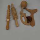 7-in-1 Wood Therapy Massage Tools Lymphatic Drainage Massager for Muscle Pain Relief | Maderoterapia Kit Body Sculpting Tools for Anti-Cellulite, Body Shaping