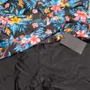 Daci Women's Plus Size Tankini Swimsuit - Two Piece Rash Guard with Capris Shorts and Athletic Racerback Bathing Suit (XX-Large, Colorful Floral 2)