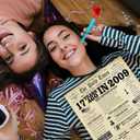 2 x Happy 17th Birthday Gift for Girls Boys, Funny 17 Year Old Bday Greeting Card for Him Her, Best Seventeen Birthday Decoration for Daughter Son