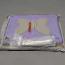 Ambison Case for iPad 9th/8th/7th Generation 10.2 inch with Glass Screen Protector,Rugged Shockproof Protective Cover for Kids Girls Butterfly Stand,Shoulder Strap for iPad 2021/2020/2019-Purple