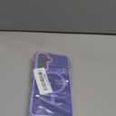 for Samsung Galaxy S24 FE Case, Matte Magnetic Phone Case with 1 Screen Protector, Support for Magsafe, Translucent Frosted Slim Shockproof Protective Cover for Samsung Galaxy S24 FE, Lavender Purple