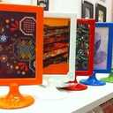 Standing Frame Color Photo Frames 4 X 6 Each Frame Holds 2 Pictures Wedding, School,Party Table Number (Multi-Color)