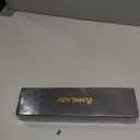 Annlary Hair Straightener 1 Inch Flat Iron and Curler 2 in 1 Titanium Ceramic Ionic Dual Voltage Straightener with Heat-Resistant Silicone, for Less Frizz, Shinier & Smoother