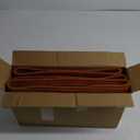 voten Storage Cubes Baskets Bins Organizer 11x11x11'' Fit 12x12''Cube Storage Organizer Bookcases Shelves,Durable Woven Cotton Storage Basket for Organizing,Round 3Pack orange