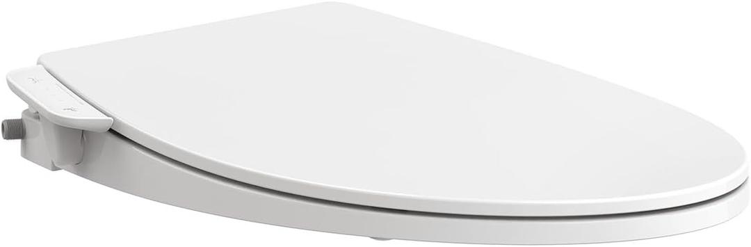 American Standard 8043A60G.020 AquaWash Essentials SpaLet Non Electric Bidet Toilet Seat With Manual Operation, White