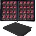 1408+ Pockets Trading Card Binder, 16-Pocket Card Ablum Compatible with MTG,Sports Cards & Other Standard Size Trading Card (Black)