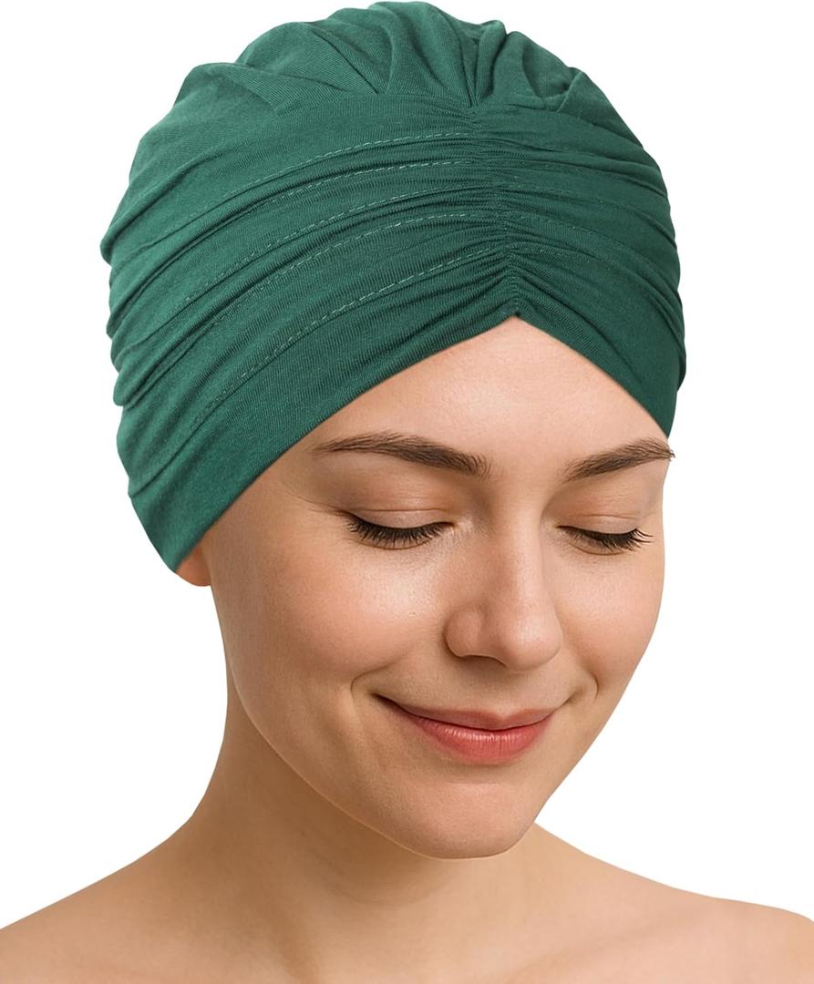 CAPLORD Chemo Cap, Soft Hat for Hair Loss, Headwear for Chemo Patients, Turban Beanie for Cancer Alopecia, Head Cover, Hijab