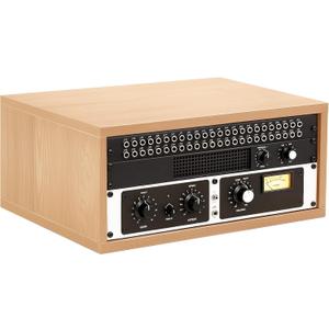 AceOrbit 4U Wooden Studio Rack for Pro Audio Gear 4u Audio Rack Case in Oak Finish Compact Efficient Desktop Storage Protect Equipment Studio Control Home Room Use (Wood)