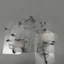 Adove Adhesive Hooks for Hanging, Heavy Duty Wall Hooks 20 Pack, Removable Sticky Ceiling Hooks, Transparent Self Adhesive Shower Hooks, Water & Oil Proof Strong 22lb(Max) Door Coat Hooks