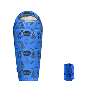 Adventure Theme 4 Seasons Indoor/Outdoor Kids Sleeping Bags - Kids version
, Blue (27"x80")