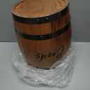 OurWarm Wooden Wedding Card Box for Reception, Whiskey Barrel Gift Card Box for Party, Money Envelope Boxes with Slot & Holder for Graduation Bridal Shower Birthday Wedding Decor