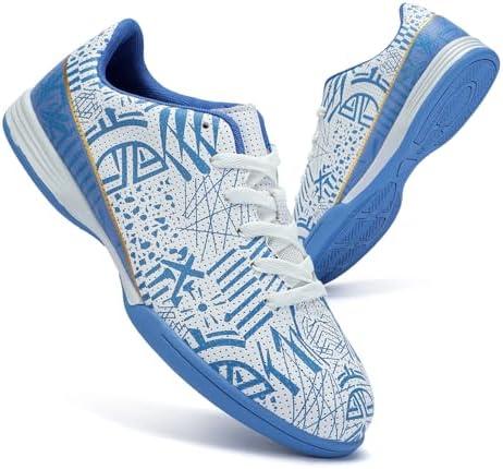 TMRUNI Indoor Soccer Shoes Mens Futsal Shoes Youth Indoor Sneakers Football Shoes, 47
