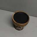 NIRMAN Mango Wood Candle Holders, Wood Candlesticks for Home Wedding Table Decor Centerpiece (4" x 4" x 4")