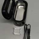 Ultrasonic Jewelry Cleaner, 48KHz Professional Ultrasonic Cleaner for Eyeglasses, Rings, Retainers, Dentures, 30W Jewelry Cleaner Ultrasonic Machine with Dual Cleaning Modes, Digital Timer (Bright Black)