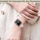 3 x 8 Pack Case for Apple Watch Series 7 45MM with Screen Protector, Hard PC Bumper and Ultra Thin Tempered Glass 2 in 1 Face Cover Anti Scratch Replacement Accessories for iwatch Series 7 45 mm